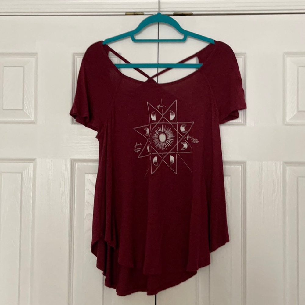 American Eagle Outfitters Moon Phases Short Sleeve